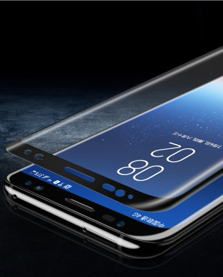 Скрийн протектори Скрийн протектори за Samsung Скрийн протектор от закалено стъкло за 3D FULL SCREEN извит за Samsung Galaxy S9 Plus G965 с черен кант